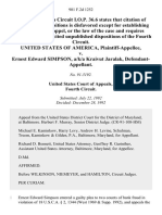 United States v. Ernest Edward Simpson, A/K/A Kraivut Jaralak, 981 F.2d 1252, 4th Cir. (1992)