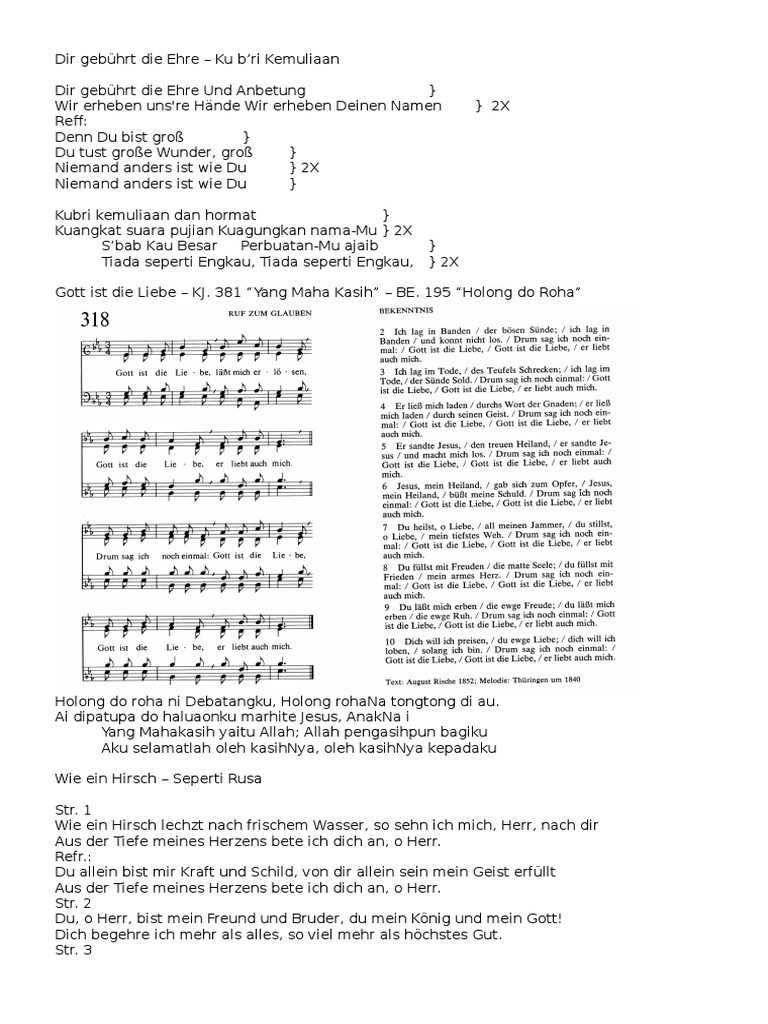 Dir Gebührt Die Ehre PDF