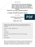 Manuel H. Venable v. L. Douglas Wilder, 966 F.2d 1446, 4th Cir. (1992)