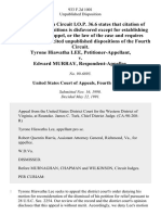 Tyrone Hiawatha Lee v. Edward Murray, 933 F.2d 1001, 4th Cir. (1991)