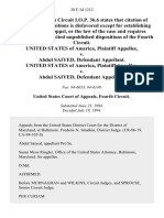 United States v. Abdul Saiyed, United States of America v. Abdul Saiyed, 28 F.3d 1212, 4th Cir. (1994)