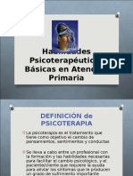 Caracteristicas Del Psicoterapeuta