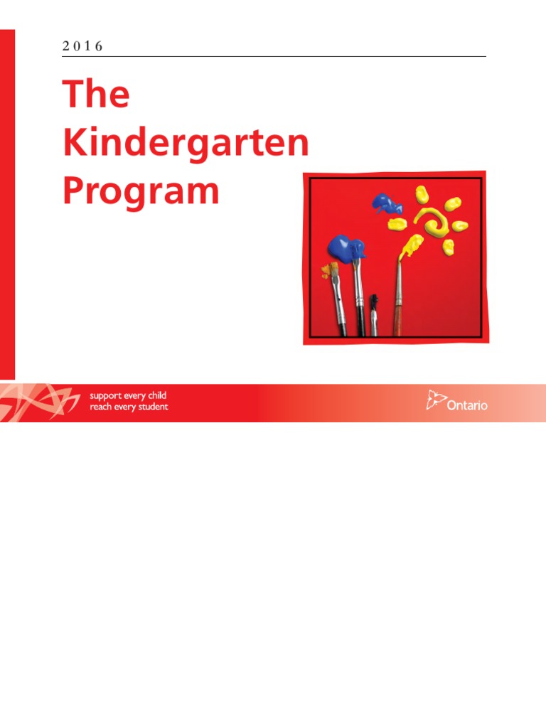New Kindergarten Curriculum PDF Pedagogy Learning