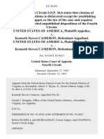 United States v. Kenneth Steven Cameron, United States of America v. Kenneth Steven Cameron, 8 F.3d 821, 4th Cir. (1993)