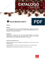 Catalogo Cursos Barista Nivel 1