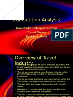 Competition Analysis: New Media Entrepreneurship Travel Group Business Team