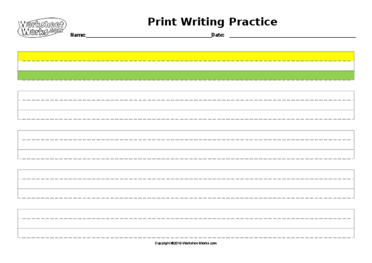 WorksheetWorks Print Writing Practice 1 | PDF | Civil Law (Common Law ...