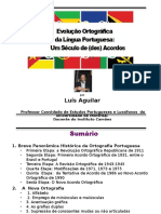 Evolução Ortográfica Da Língua Portuguesa
