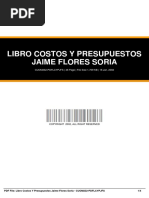 Download Libro Costos y Presupuestos Jaime Flores Soria by karolina  SN321382746 doc pdf