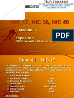 Modulo 3 Casos NICs 17 36 40 Club de Contadores