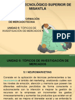 Unidad v Topicos de Investigacion de Mercados