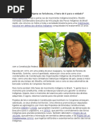 O Movimento Indígena Se Fortaleceu