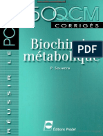 150 QCM Corrigés - Biochimie Métabolique PDF