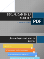 Sexualiddad en La Adultez