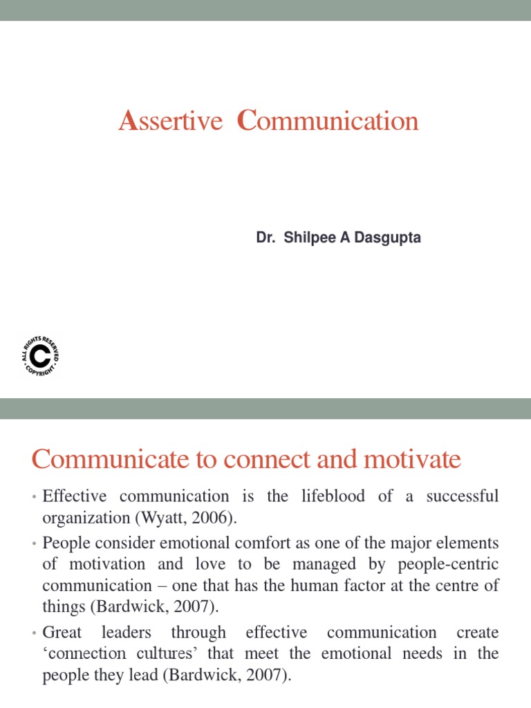 Assertiveness training image