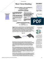 Sheet Metal Bending PDF