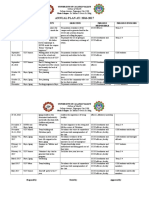 ANNUAL PLAN AY: 2016-2017: University of Cagayan Valley