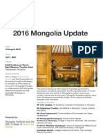 Mongolia Update