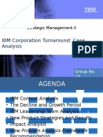 IBM Corporation Turnaround: Case Analysis: Strategic Management II