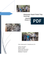 Makalah Hasil Field Trip Geologi