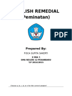 English Remedial (Peminatan) : Prepared by