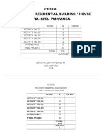 CE133L Two-Storey Residential Building / House Sta. Rita, Pampanga