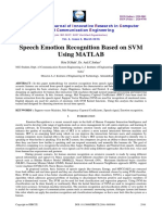 Speech Emotion Recognition Based On SVM Using Matlab PDF