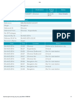 View Details: Docket No Reference Destination Pickup Date Status