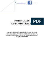 Formulas automotrices: 45 soluciones para el cuidado de tu vehículo