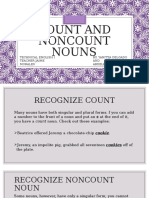 Count and Non Count Nouns