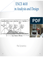 ENCE 4610 Foundation Analysis and Design: Pile Dynamics