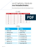 Juego Biblico Descodificar Verso Capitulo Hexadecimal