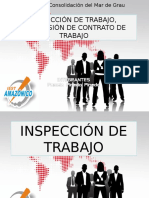 Inspeccion de Trabajo, Suspecion