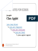 Applet Notes For Ece605