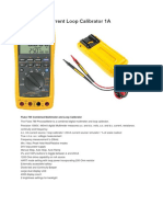 FLUKE 789 Current Loop Calibrator 1A PDF