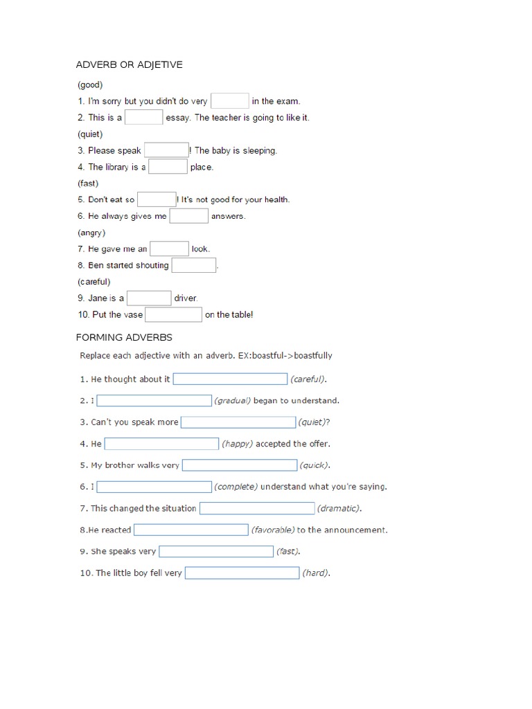 Adverbs | PDF