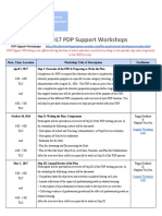 2016 2017 PDP Support Workshops: Howard Suamico School District Teaching and Learning Department Teacher Mentor Program