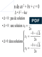 Résolution 2nd degré