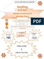 South West Members Conference Poster