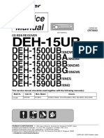 Pioneer Deh-15ub Deh-1500ub Deh-1500uba Deh-1500ubb Deh-1500ubg Deh-1550ub Deh-1590ub Crt5053