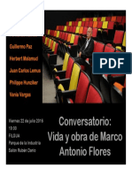 Conversatorio Marco Antonio Flores