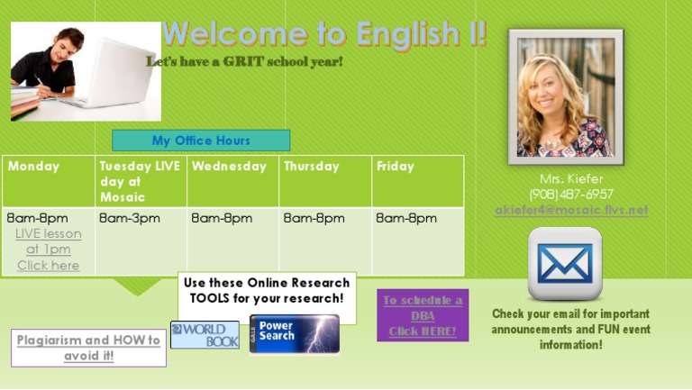 English I Course Overview and Resources | PDF