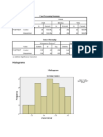 Posttest: Case Processing Summary