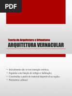 Arquitetura Vernacular