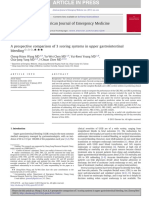 Comparison of Systems in GI Upper Bleeding