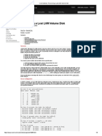 Cool Solutions - Recovering A Lost LVM Volume Disk