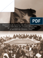 Agenda del Diálogo Nacional para la Reforma Democrática del Estado (COCOPA 1995)