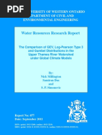 The Comparison of GEV Log-Pearson Type 3 and Gumbel Distribution