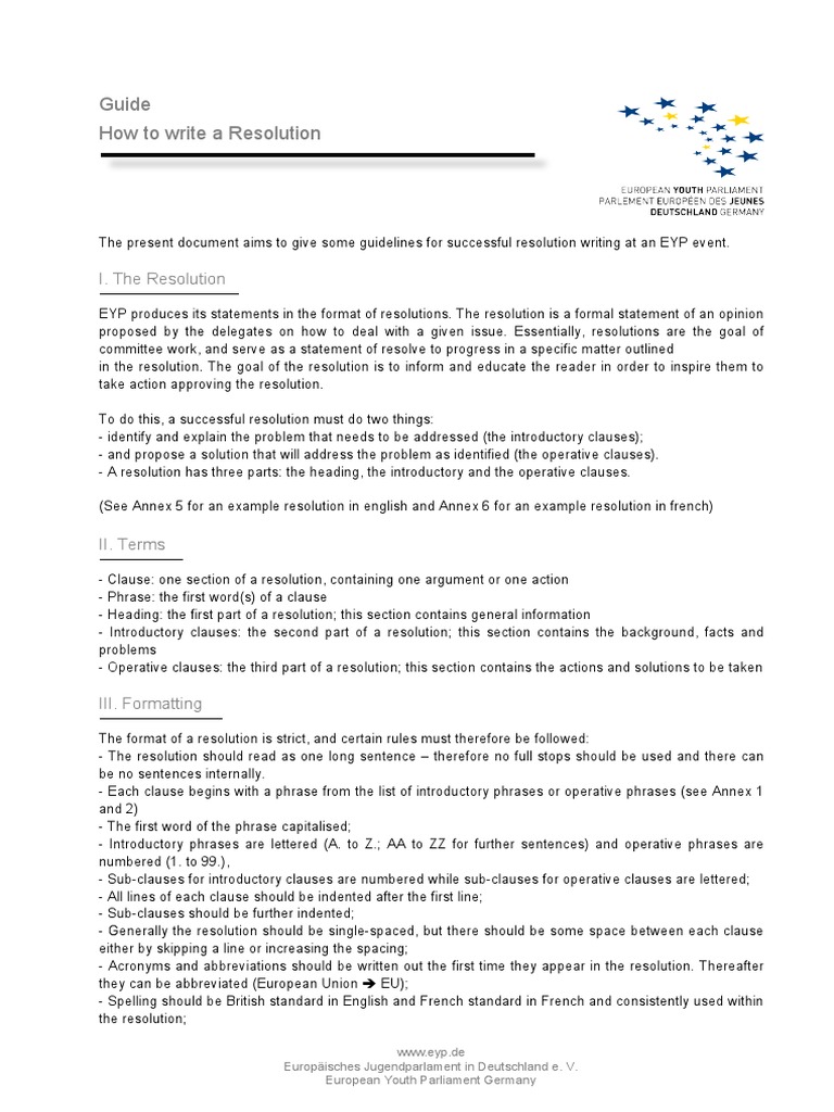 Resolution writing format pdf picture