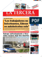 Diario La Tercera 18.08.2016